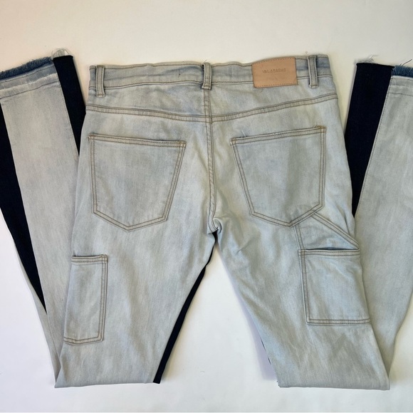 Valabasas Nebulla Stacked Jeans Dark/Light Size 30 - Picture 13 of 16